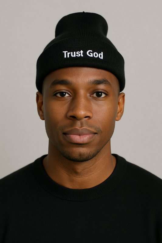 Trust God Cuffed Beanie